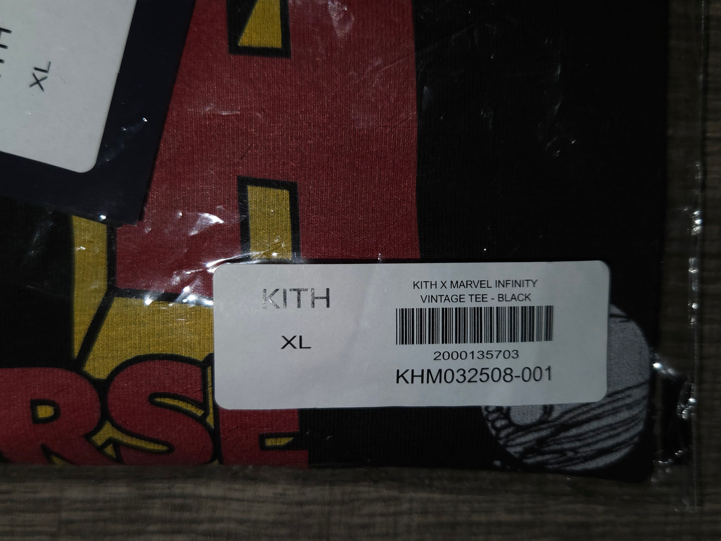 Kith X Marvel Infinity Vintage Tee