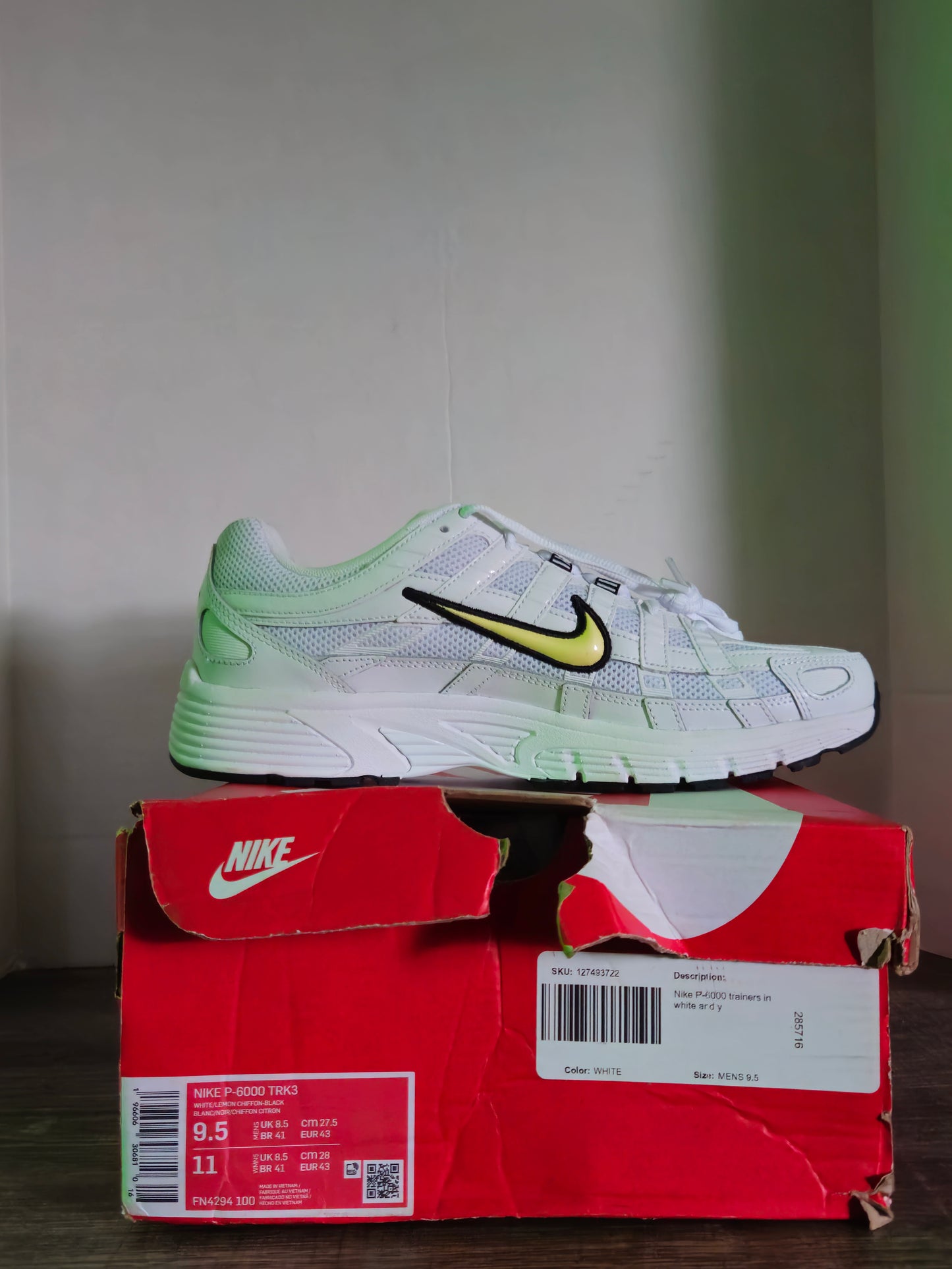 Nike P-6000 'White Lemon Chiffon'