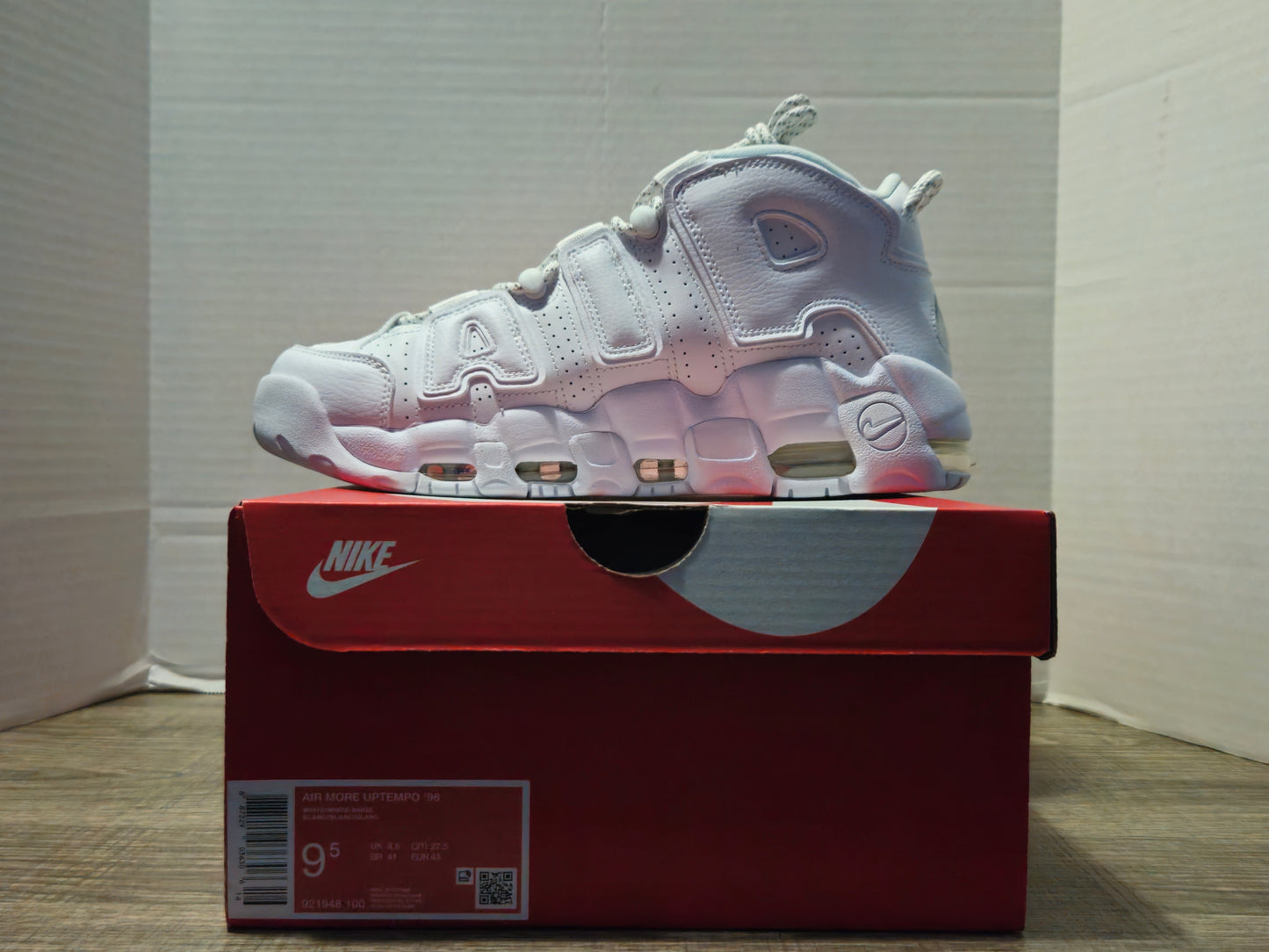 Nike Air More Uptempo 'Triple White'